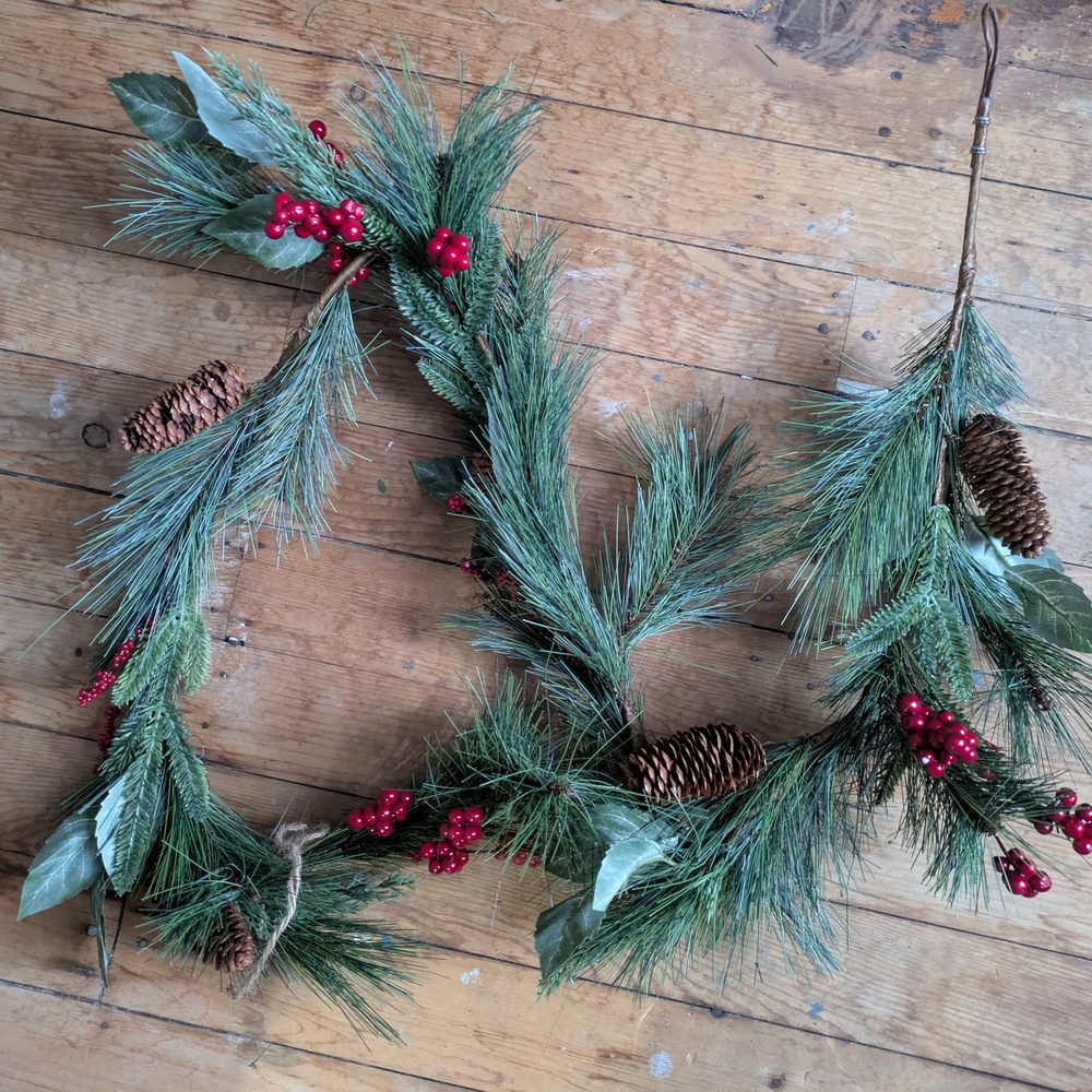 Pine and Berry Holiday Garland 6 Ft Joann Fabrics Brand